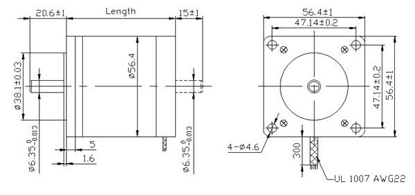 57mm ʽγߴ